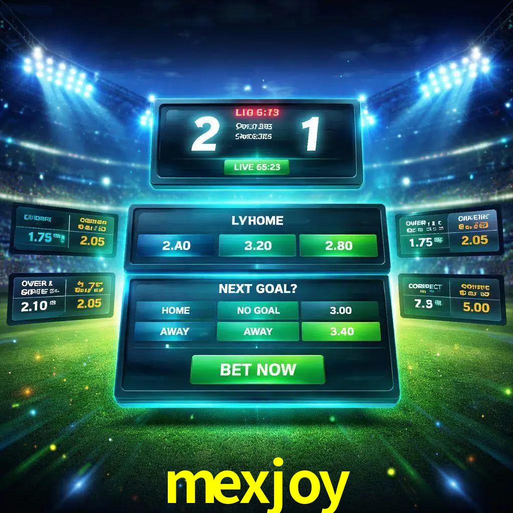 Vista de apuestas en vivo mexjoy durante un partido en curso