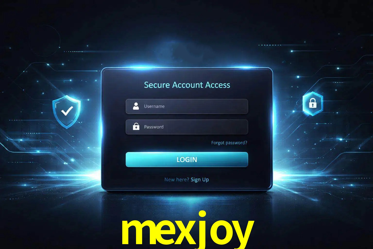 Pantalla de inicio de sesión de cuenta mexjoy para usuarios en México