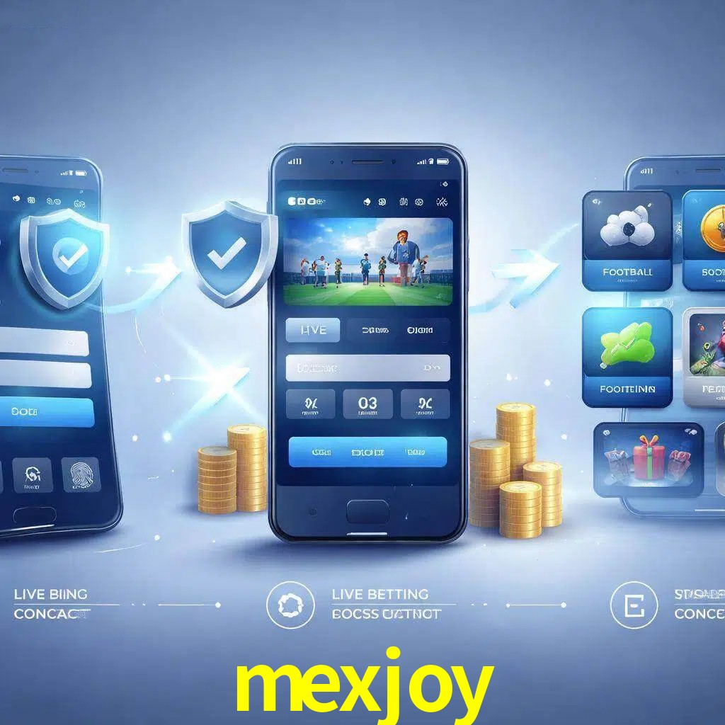 Pasos de acceso a la app mexjoy en pantalla de teléfono móvil